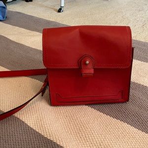 Vintage Zara basics red crossbody bag